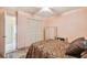 Bedroom with carpet, window, closet and a bed at 26058 Paysandu Dr, Punta Gorda, FL 33983