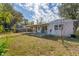 Inviting back porch with a covered patio, ideal for outdoor relaxation in a serene backyard at 5350 47Th N Ave, St Petersburg, FL 33709