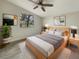 Inviting bedroom featuring a large window, sleek decor, and modern furnishings for a comfortable retreat at 2117 W Paris St, Tampa, FL 33604