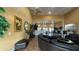 Community lobby with tile floors, high ceilings, columns and a seating area at 2856 Somerset Park Dr # 102, Tampa, FL 33613