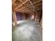 Unfinished home interior with wooden frames showing hallway at 7290 Deer Valley Cir, Tampa, FL 33635