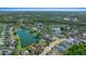 Aerial view of house and neighborhood, showcasing a desirable location and community at 221 111 E St, Bradenton, FL 34212