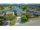 Two-story house with a lake view in a residential area at 221 111 E St, Bradenton, FL 34212