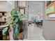 Hallway view of a living area with dining table at 5111 Smith Ryals Rd, Plant City, FL 33567