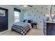 Bedroom featuring a black and white star theme at 30922 Wild Juniper Ct, Brooksville, FL 34602