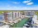 Modern condo community offering waterfront living and private boat docks at 920 N Osceola Ave # 604, Clearwater, FL 33755