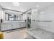 Elegant bathroom with double vanity, large shower, and modern fixtures at 920 N Osceola Ave # 604, Clearwater, FL 33755