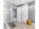 Bathroom with walk-in shower, linen closet and stylish decor at 920 N Osceola Ave # 604, Clearwater, FL 33755