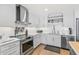 Well-equipped kitchen, featuring stainless steel appliances and white cabinets at 920 N Osceola Ave # 604, Clearwater, FL 33755