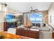 Living room with water views and stylish decor at 920 N Osceola Ave # 604, Clearwater, FL 33755