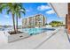 Relaxing pool and spa area with water views at 920 N Osceola Ave # 604, Clearwater, FL 33755
