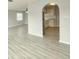 Kitchen with granite countertop and white cabinets at 12117 Topaz St, Spring Hill, FL 34608