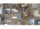 Aerial view of a residential neighborhood with houses and pools at 12117 Topaz St, Spring Hill, FL 34608