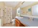 Clean bathroom with shower/tub combo and updated vanity at 11847 Dunster Ln, Parrish, FL 34219