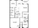 Detailed floor plan illustrating the layout of the home's rooms and dimensions at 7718 Rome Ln, Brooksville, FL 34613