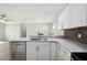 Modern kitchen with stainless steel appliances and granite countertops at 3051 27 E Ct, Palmetto, FL 34221