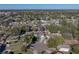 High-angle view of the teal house and neighborhood at 1008 Highgrove Ct, Valrico, FL 33596