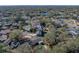 Aerial view highlighting home's location at 1008 Highgrove Ct, Valrico, FL 33596