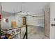 Spacious garage with shelving and extra storage at 1813 Laurel Oak Dr, Valrico, FL 33596