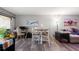 Casual dining area with table and chairs, and a home office space at 3055 Casa Del Sol Cir # 208, Clearwater, FL 33761