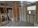 Unfinished bathroom with shower and tile floor at 10436 Raymond St, Englewood, FL 34224