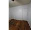Empty bedroom with hardwood floors and a closet at 2700 9Th N Ave, St Petersburg, FL 33713