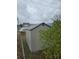 Tan colored storage shed in backyard at 2700 9Th N Ave, St Petersburg, FL 33713