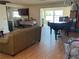 Spacious living area with a view into the kitchen at 1371 Sea Gull S Dr, St Petersburg, FL 33707