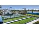 Relaxing bocce ball courts with a view of the community at 18053 Cherished Loop, Bradenton, FL 34211