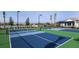 Two well-maintained pickleball courts for community use at 18053 Cherished Loop, Bradenton, FL 34211