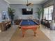 Community game room with billiard table at 3426 79Th Street W Cir # 7-203, Bradenton, FL 34209