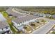 Aerial view of townhouses, showcasing community and location at 5406 Tripoli Dr, Palmetto, FL 34221