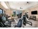 Well-equipped fitness center featuring treadmills and weight machines at 18063 Cherished Loop, Bradenton, FL 34211