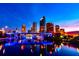 Night view of Tampa skyline at 2217 Thrace St, Tampa, FL 33605