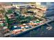 Aerial view of Sparkman Wharf, showing its vibrant outdoor spaces and waterfront location at 2217 Thrace St, Tampa, FL 33605