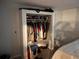 Spacious closet with ample storage for clothing and accessories at 246 176Th E Ave, Redington Shores, FL 33708