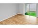 Bedroom with access to balcony and wood flooring at 7450 35Th N St # 1604, Pinellas Park, FL 33781