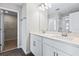 Bathroom boasts double vanity and walk-in closet at 5943 Jensen View Ave, Apollo Beach, FL 33572