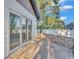 Private patio adjacent to home with brick pavers at 407 Belvedere Oval, Temple Terrace, FL 33617