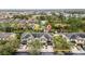 Aerial view of home and surrounding area at 8609 Fiddleleaf Ct, Tampa, FL 33647