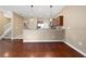 Kitchen with breakfast bar and stainless steel appliances at 8609 Fiddleleaf Ct, Tampa, FL 33647