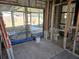 Unfinished bathroom with toilet and sliding glass door at 4903 Green Key Rd, New Port Richey, FL 34652