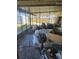 Screened porch with laundry hookups and ample storage space at 4903 Green Key Rd, New Port Richey, FL 34652
