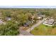 Aerial view of the house and surrounding area at 1313 Louisiana St, Plant City, FL 33563