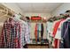 Walk-in closet featuring an abundance of storage space at 313 Mariner Dr, North Port, FL 34287