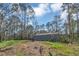 Large backyard with trees and sparse grass at 13107 Texel Ave, New Port Richey, FL 34654