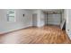 Spacious garage with light flooring and open door at 8514 N Mitchell Ave, Tampa, FL 33604