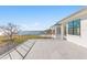 Spacious deck with water views and metal railings at 5032 W Longfellow Ave, Tampa, FL 33629