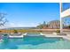 Luxury pool and spa with waterfront view at 5032 W Longfellow Ave, Tampa, FL 33629