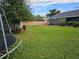 Spacious backyard with a trampoline, providing ample space for recreation at 1006 39Th W Ave, Bradenton, FL 34205